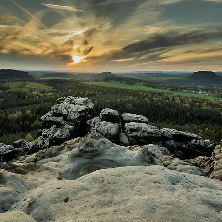 아파트 Kohlbornsteinblick Am Malerweg *